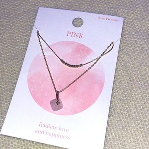 Adorable Pink stone necklace